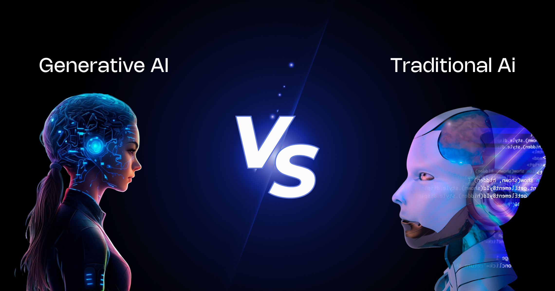 generative ai traditional ai