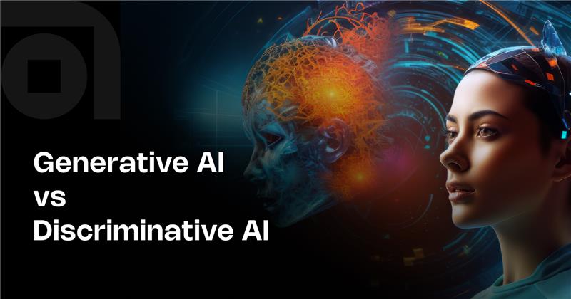 Comparison of Generative AI and Discriminative AI models and workflows