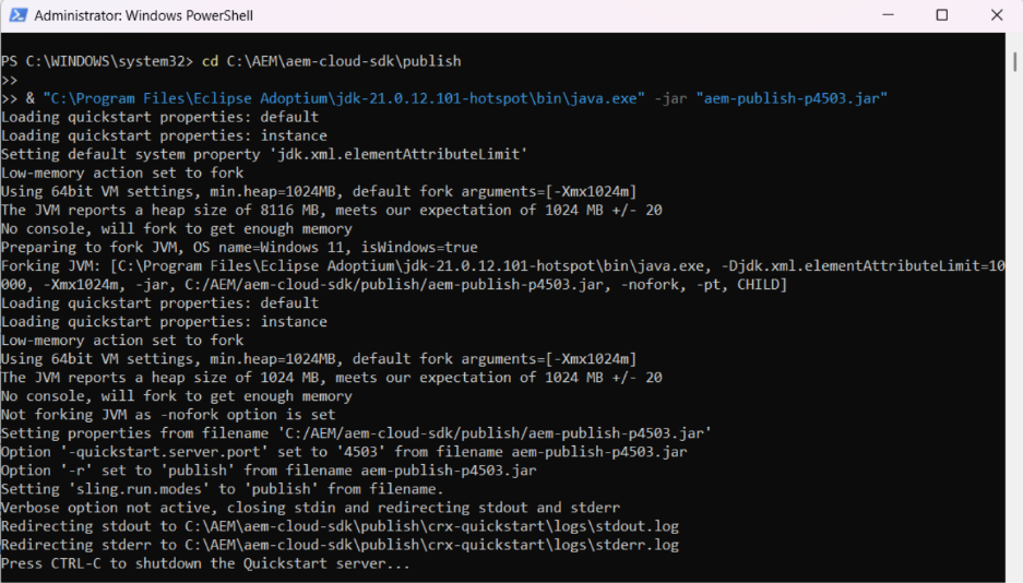 aem publish