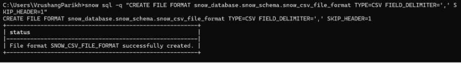  Snowflake CLI 12