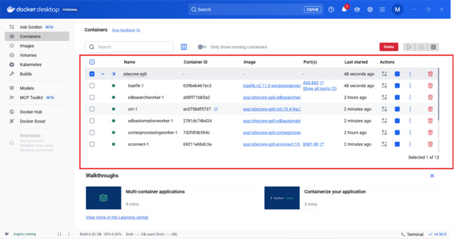 Desktop docker screen short