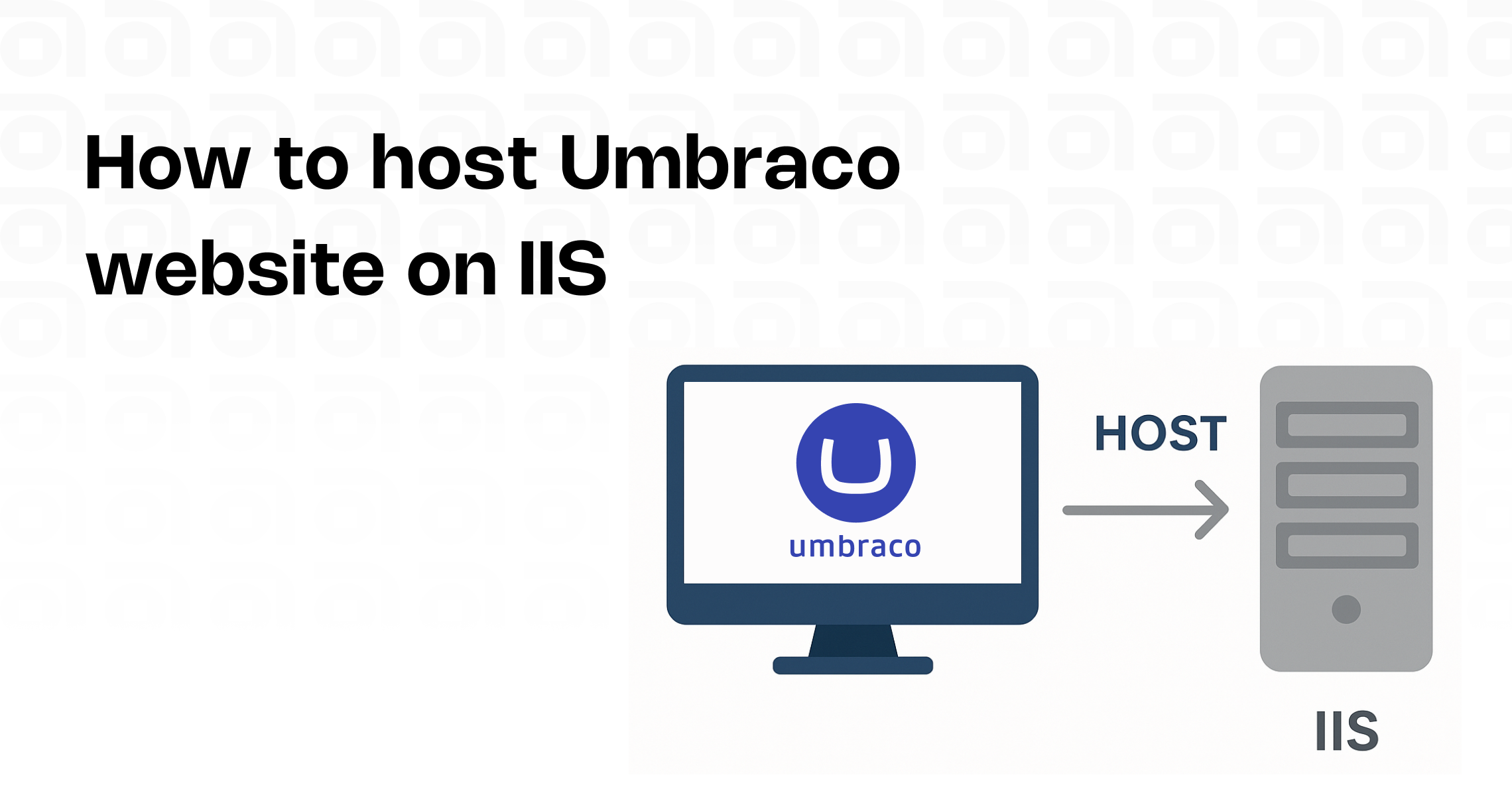 Host Umbraco in IIS