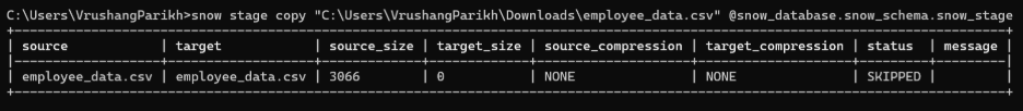  Snowflake CLI 10