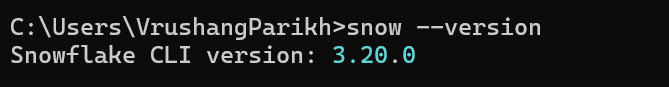  Snowflake CLI  