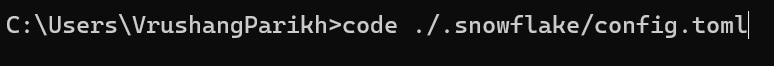  Snowflake CLI 1 
