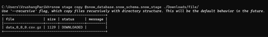  Snowflake CLI 22